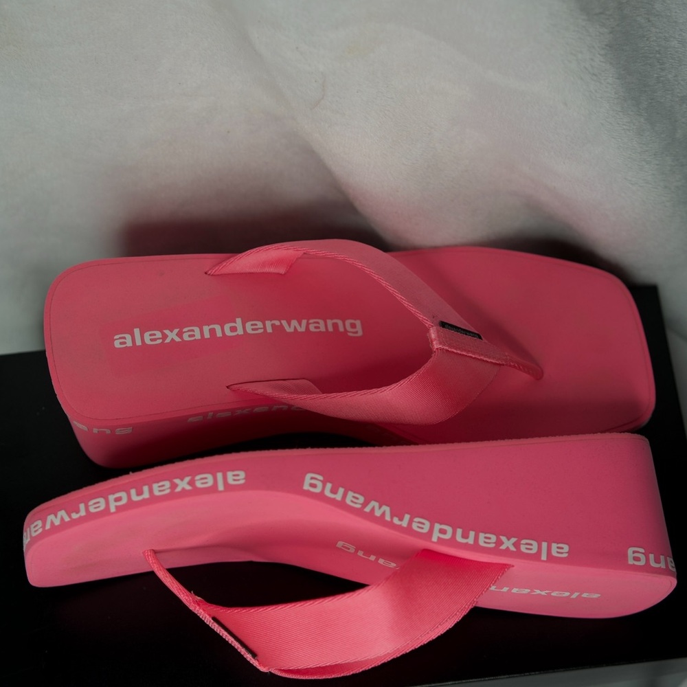 Alexander Wang Vibrant Pink Platform Sandals